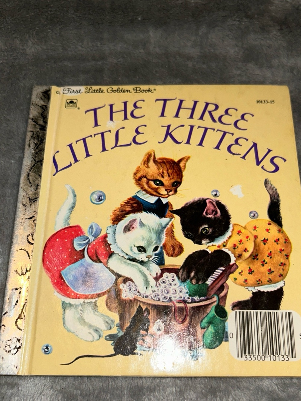 A First Little Golden Book, The Three Little Kittens, Hardcover, 1970
